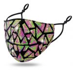 Mascarilla Geométrica con Lentejuelas 01