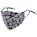 Mascarilla Geométrica con Lentejuelas 04